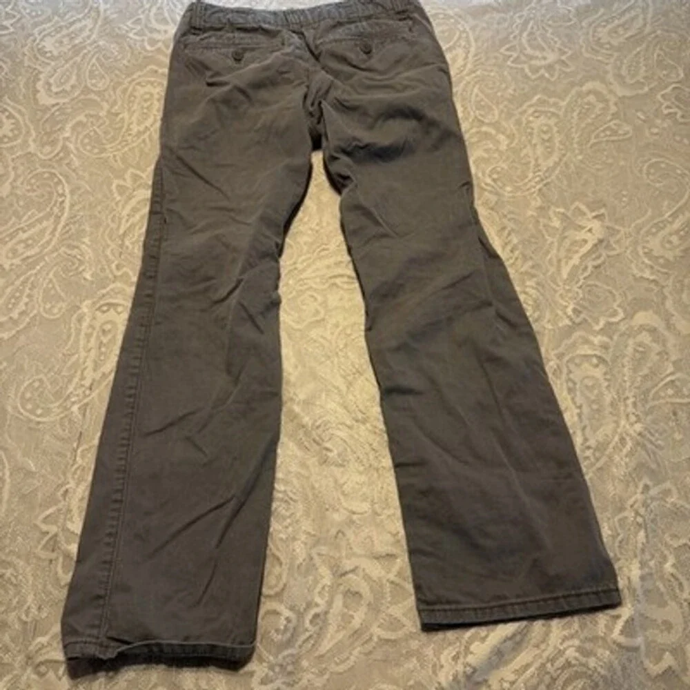 Gap Kids  Chino Pants Size 10 Straight Leg Easy Fit Gray 24/23